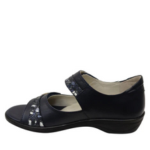 Load image into Gallery viewer, Cabello RE3403 Navy Adjustable Sandal