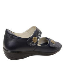 Load image into Gallery viewer, Cabello RE3403 Navy Adjustable Sandal