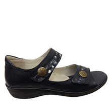 Load image into Gallery viewer, Cabello RE3403 Navy Adjustable Sandal