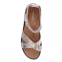 Load image into Gallery viewer, Revere Lucea Mixed Metallic W Medium Adjustable Sandal