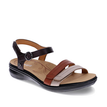 Load image into Gallery viewer, Revere Barbados Coffee Metallic W Medium Adjustable Sandal