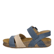 Load image into Gallery viewer, Josef Seibel Hannah 01 64901 Azur Combi Plio Adjustable Sandal