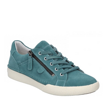 Load image into Gallery viewer, Josef Seibel Claire 03 69903 Azur Side Zip Sneaker