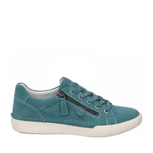 Load image into Gallery viewer, Josef Seibel Claire 03 69903 Azur Side Zip Sneaker