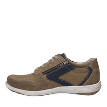 Load image into Gallery viewer, Josef Seibel Enrico 20 25320 Taupe Combi Side Zip Sneaker