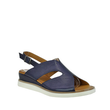Load image into Gallery viewer, Sala Wham Navy Adjustable Sandal