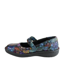 Load image into Gallery viewer, Cabello - 341-27p Black Floral Mary Jane Shoe