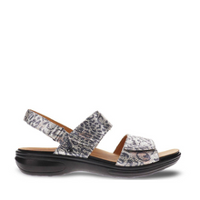 Load image into Gallery viewer, Revere Como Silver Safari W Medium Adjustable Sandal