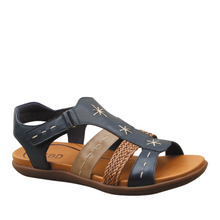 Load image into Gallery viewer, Cbd Travis Petrol Multi Adjustable Sandal