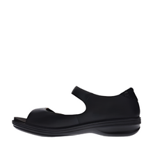 Load image into Gallery viewer, Revere Madrid Closed Heel Sandal - Black Adjustable Sandal
