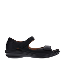 Load image into Gallery viewer, Revere Madrid Closed Heel Sandal - Black Adjustable Sandal