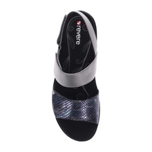 Load image into Gallery viewer, Revere Como Slate Interest Womens Shoes Medium Adjustable Sandal
