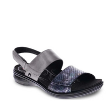 Load image into Gallery viewer, Revere Como Slate Interest Womens Shoes Medium Adjustable Sandal