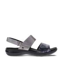 Load image into Gallery viewer, Revere Como Slate Interest Womens Shoes Medium Adjustable Sandal