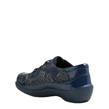 Load image into Gallery viewer, Ziera Allsorts Navy- Navy Royal Print Lace Up Shoe