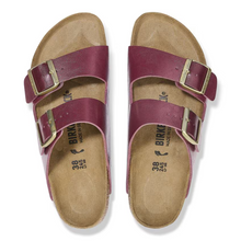 Load image into Gallery viewer, Birkenstock Arizona Orthotic Slide Graceful Berry Crush Birko-Flor Narrow