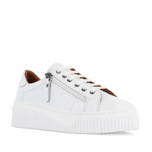 Load image into Gallery viewer, Sala Bonnie A25 White Zip Up Sneaker