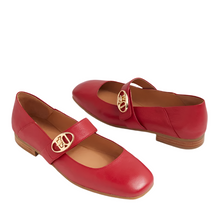 Load image into Gallery viewer, Django and Juliette Pelisk Dk Red Mary Jane Shoe
