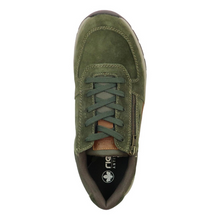 Load image into Gallery viewer, Rieker 11000-54 Khaki Side Zip Sneaker