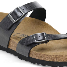 Load image into Gallery viewer, Birkenstock Mayari Graceful Licorice Orthotic Slide Birko-flor Regular