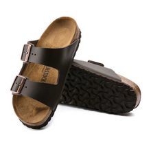 Load image into Gallery viewer, Birkenstock Arizona Brown Smooth Leather Narrow