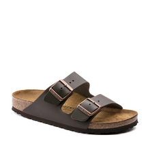 Load image into Gallery viewer, Birkenstock Arizona Brown Smooth Leather Narrow