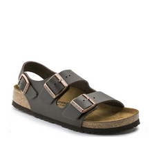 Load image into Gallery viewer, Birkenstock Milano Smooth Leather Regular Dark Brown