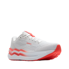 Load image into Gallery viewer, Brooks W Ghost Max 2 1b White/ Hot Coral