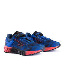 Load image into Gallery viewer, Sfida Vivid Muti Boys V Sneaker Royal/red/black