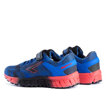 Load image into Gallery viewer, Sfida Vivid Muti Boys V Sneaker Royal/red/black