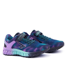 Load image into Gallery viewer, Sfida Vivid Multi Girls V Sneaker Navy/violet/mint
