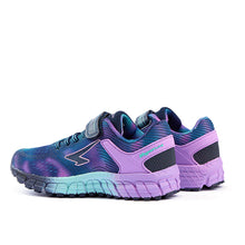 Load image into Gallery viewer, Sfida Vivid Multi Girls V Sneaker Navy/violet/mint