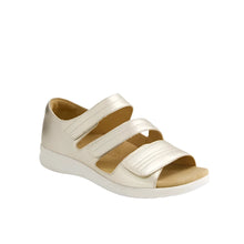 Load image into Gallery viewer, Ziera Bardot Xw Pale Gold Adjustable Sandal