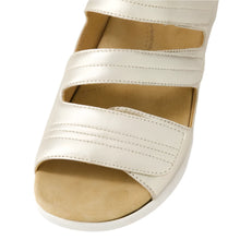 Load image into Gallery viewer, Ziera Bardot Xw Pale Gold Adjustable Sandal