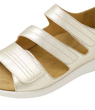 Load image into Gallery viewer, Ziera Bardot Xw Pale Gold Adjustable Sandal