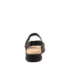 Load image into Gallery viewer, Ziera Benji W Black/black Leather Adjustable Sandal
