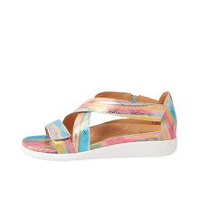 Load image into Gallery viewer, Ziera Issy Multi Dot Leather Adjustable Leather Sandal