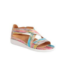 Load image into Gallery viewer, Ziera Issy Multi Dot Leather Adjustable Leather Sandal