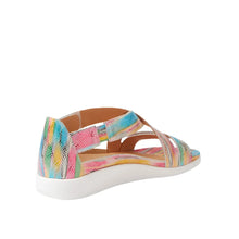 Load image into Gallery viewer, Ziera Issy Multi Dot Leather Adjustable Leather Sandal