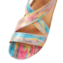 Load image into Gallery viewer, Ziera Issy Multi Dot Leather Adjustable Leather Sandal