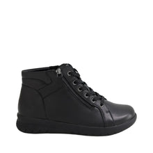 Load image into Gallery viewer, Ziera Shaunat Xf Black Size Zip High Top Sneaker
