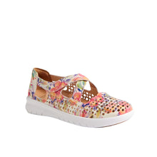 Load image into Gallery viewer, Ziera Sachet Xf-zr Orange Floral Slip On Shoe