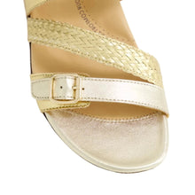 Load image into Gallery viewer, Ziera Ieanny W Gold Multi Leather Slide
