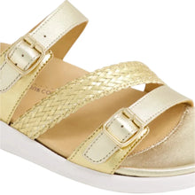 Load image into Gallery viewer, Ziera Ieanny W Gold Multi Leather Slide