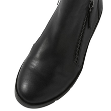 Load image into Gallery viewer, Ziera Mohme W Black Leather Side Zip Ankle Boot