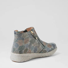 Load image into Gallery viewer, Ziera Solange Xf Blue Leaf Leather Boots Ankle Boots