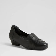 Load image into Gallery viewer, Ziera Celyn Xw Black Leather Slip On Shoe
