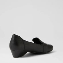 Load image into Gallery viewer, Ziera Celyn Xw Black Leather Slip On Shoe