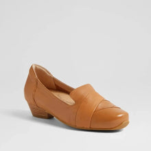 Load image into Gallery viewer, Ziera Celyn Xw Dark Tan Leather Mary Jane Shoe