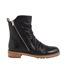 Load image into Gallery viewer, Ziera Madoc Black Side Zip Ankle Boot